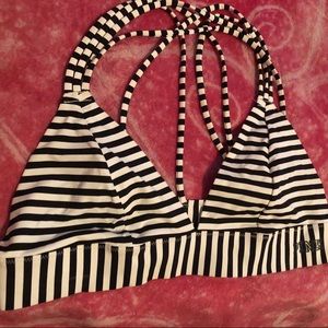 Striped B&W Bralette